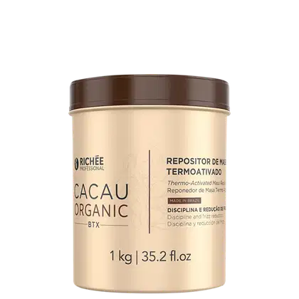 Repositor de Massa Capilar Richée Professional Cacau Organic Btx, 1kg.