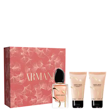 Imagem do produto Conjunto Sì Intense Armani Feminino - Perfume Eau de Parfum 50ml + Gel de Banho 50ml + Loção Corporal 50ml