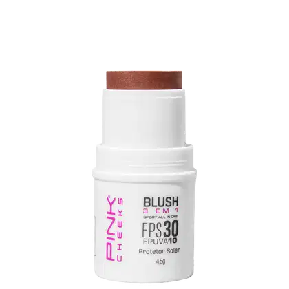 Imagem do produto Pink Cheeks Sport All in One FPS30 FPUVA10 Bronze Carioca - Blush Multifuncional 4,5g