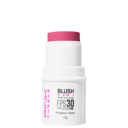 Blush Multifuncional Pink Cheeks Sport All in One FPS30 FPUVA10 Pink Berry, 4,5g.