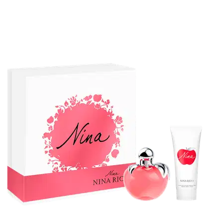 Imagem do produto Conjunto Nina Nina Ricci Feminino - Perfume Refilável Eau de Toilette 80ml + Body Cream 75ml
