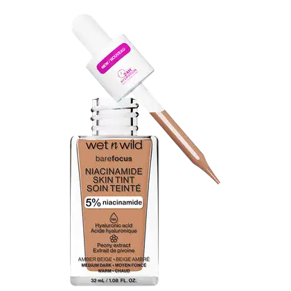 Imagem do produto Wet n Wild Bare Focus Amber Beige - Base Líquida 32ml