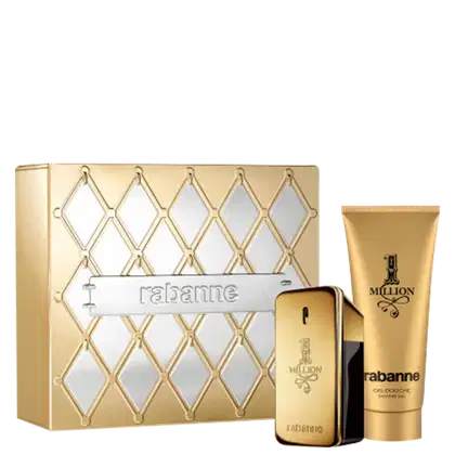 Imagem do produto Conjunto 1 Million Rabanne Masculino - Perfume Eau de Toilette 50ml + Gel de Banho 100ml