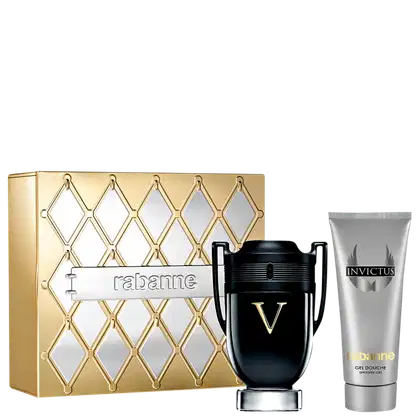 Imagem do produto Conjunto Invictus Victory Rabanne Masculino - Perfume Eau de Parfum Extrême 100ml + Shampoo 100ml