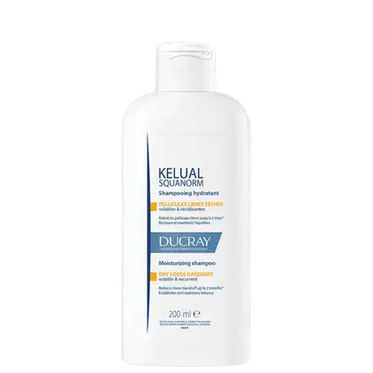 Ducray Kelual Squanorm Cabelos Secos Shampoo Anticaspa  200ml