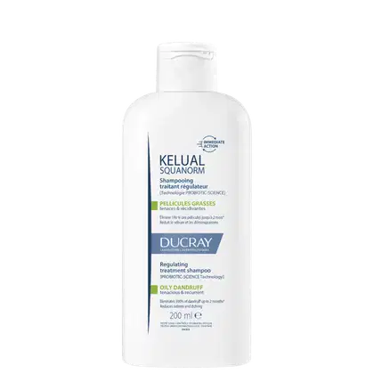 Shampoo Anticaspa Ducray Kelual Squanorm Cabelos Oleosos  200ml