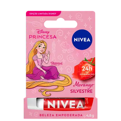 Hidratante Labial Disney Princesa Rapunzel, da marca NIVEA.