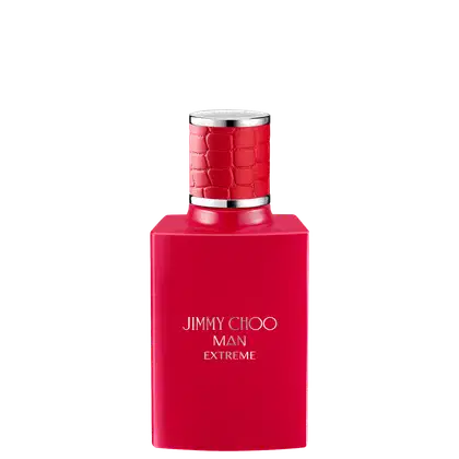 Perfume masculino Jimmy Choo Man Extreme. Frasco vermelho.