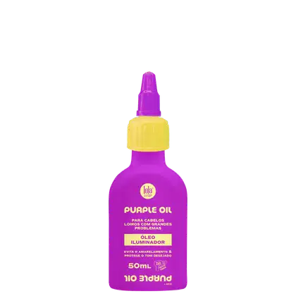 Óleo Capilar Iluminador Lola From Rio Purple Oil, 50ml.