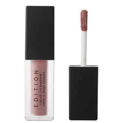 Sombra Líquida Edition Liquid Eyeshadow, da marca Océane. Cor roxo amarronzado.