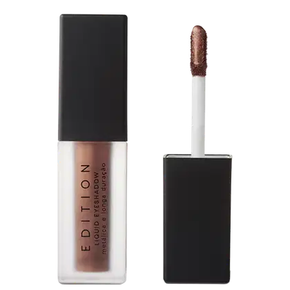 Sombra Líquida Edition Liquid Eyeshadow, da marca Océane. Cor marrom.