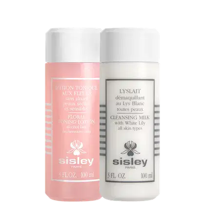 Kit Sisley Lotion Tonique Aux Fleurs + Lyslait, 2 produtos.