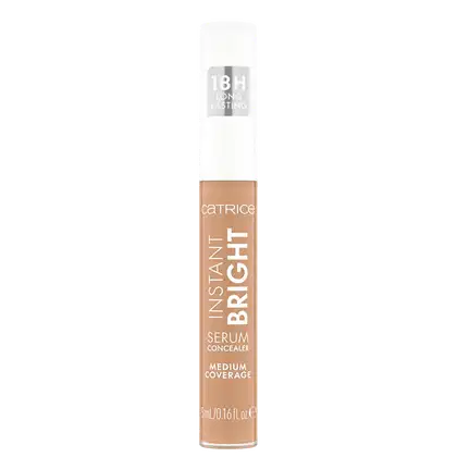 Catrice Instant Bright Serum Concealer com aplicador ao lado.