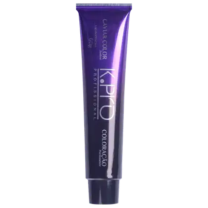 Tubo de tinta de cabelo da marca Cavalor Color, na cor violeta, com texto em inglês e rosa destacado. O produto é apresentado em embalagem típica de tintura capilar.