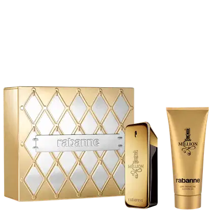Imagem do produto Conjunto 1 Million Rabanne Masculino Eau de Toilette 100ml + Gel de Banho 100ml