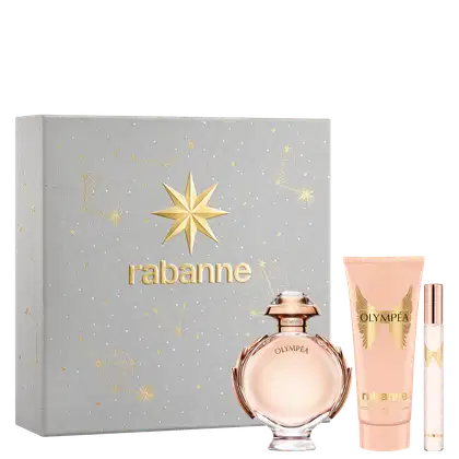 Imagem do produto Conjunto Olympéa Rabanne Feminino Eau de Parfum 80ml + Eau de Parfum 10ml + Loção Hidratante Corporal 100ml