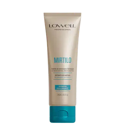 Shampoo Mirtilo, da marca Lowell.