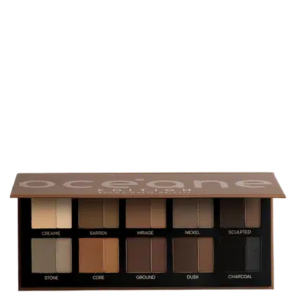 Imagem do produto Océane Brown Matte Palette - Paleta Multifuncional 22g