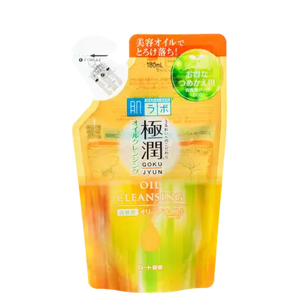 Óleo de Limpeza Facial Hada Labo Gokujun Cleasing Oil Refil, 180ml.