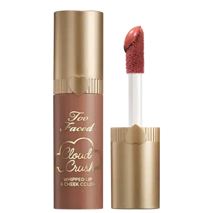 Blush Líquido Too Faced Cloud Crush Whipped Lip & Cheek Milk & Cookies, 4ml.