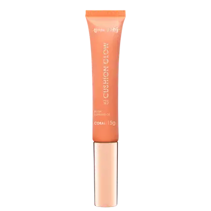 Blush Líquido Bruna Tavares BT Cushion Glow Coral, 15g.