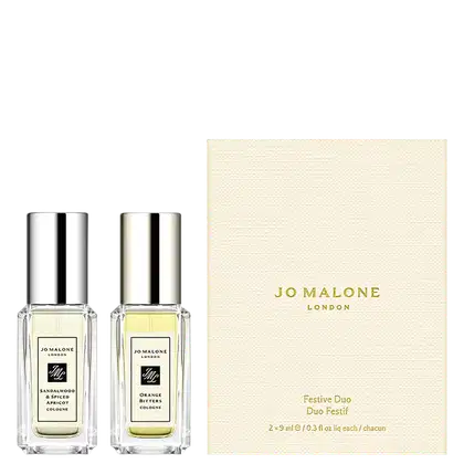 Imagem do produto Conjunto Festive Duo Jo Malone London Unissex - Orange Bitters Cologne 9ml + New Sandalwood & Spiced Apricot Cologne 9ml