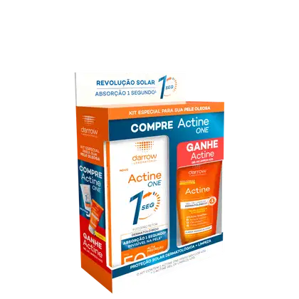 Imagem do produto Kit Darrow Actine One FPS50 Sem Cor + Actine Gel de Limpeza (2 Produtos)