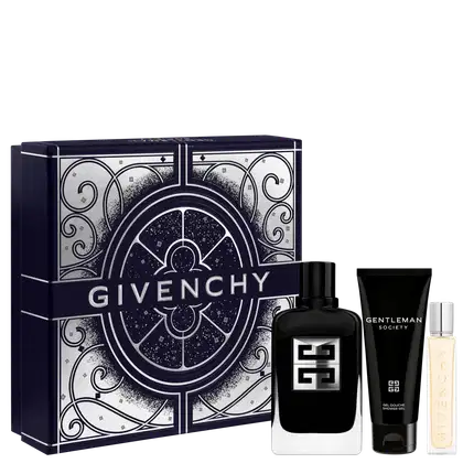 Conjunto Gentleman Society Givenchy Masculino Eau de Parfum 100ml + Gel de Banho 75ml + Travel Size 12,5ml.