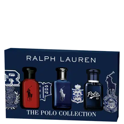Conjunto The Polo Collection Ralph Lauren Masculino EDT 40ml + EDT 40ml + EDT 40ml.