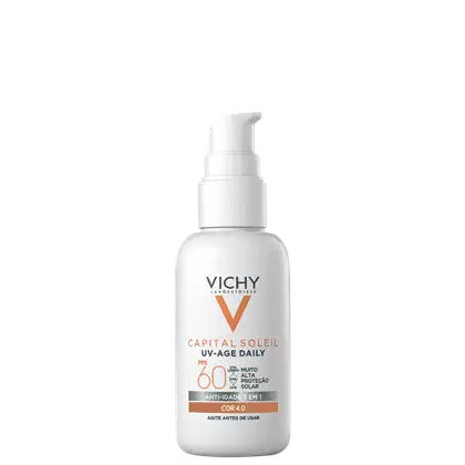 Imagem do produto Vichy UV-Age Daily Cor 4.0 FPS 60 - Protetor Solar Facial 40g