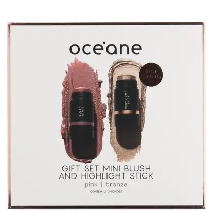 Imagem do produto Kit Océane Mini Gift Sets Blush e Iluminador (2 Produtos)