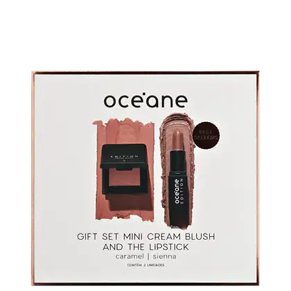 Imagem do produto Kit Océane Mini Gift Sets Blush e Batom (2 Produtos)