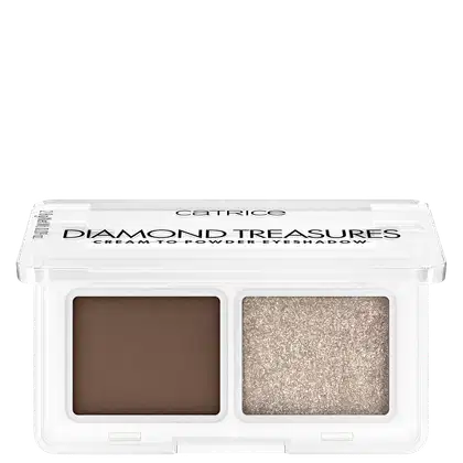 Sombra Compacta Catrice Diamond Duo Treasures 010 Marrom, 2,8g.