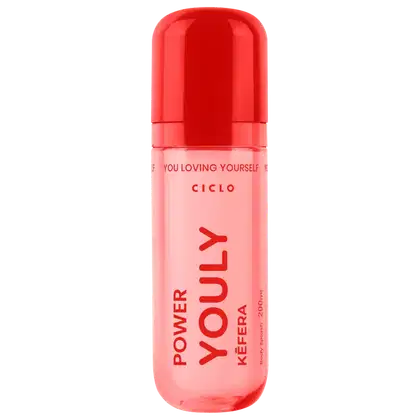 Body Spray Feminino Ciclo Cosméticos Power Youly Kéfera, 200ml.