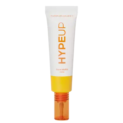 Base Líquida Matte Mari Maria Makeup Hype Up Amarelo, 20ml.