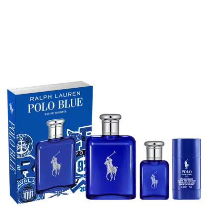 Imagem do produto Conjunto Polo Blue Ralph Lauren Masculino - Eau de Toilette 125ml + Eau de Toilette 40ml + Desodorante Corporal 75g