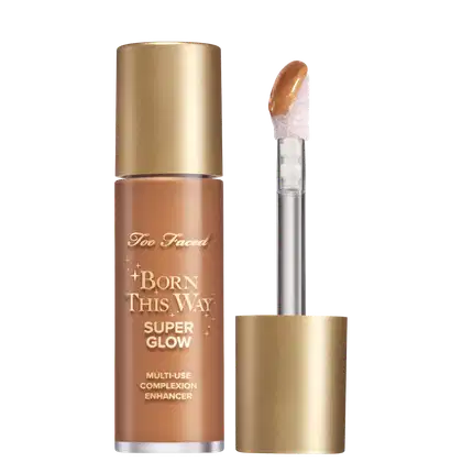 Iluminador Líquido Multifuncional Too Faced Born This Way Super Glow Bronzed Peach de 30ml