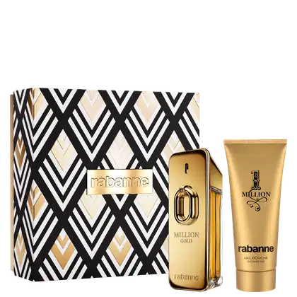 Imagem do produto Conjunto 1 Million Gold Rabanne Masculino - Perfume Eau de Parfum Intense 100ml + Shower Gel 100ml