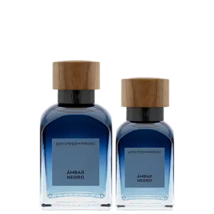 Imagem do produto Conjunto Ambar Negro Adolfo Dominguez Masculino - Perfume Eau de Parfum 120ml + Perfume Eau de Parfum 60ml