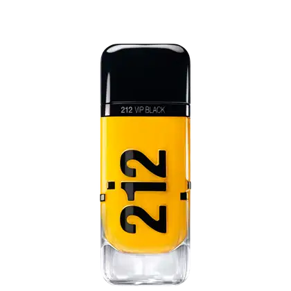 Perfume 212 VIP Black 212 Cab Edição Limitada Carolina Herrera Masculino, 100ml.