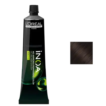 Imagem do produto L'Oréal Professionnel iNOA 5.8 Castanho Claro Marrom - Coloração Permanente 60g
