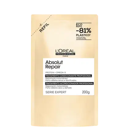 Imagem do produto L'Oréal Professionnel Serie Expert Absolut Repair Omega-9 + Protein Refil - Máscara Capilar 200g