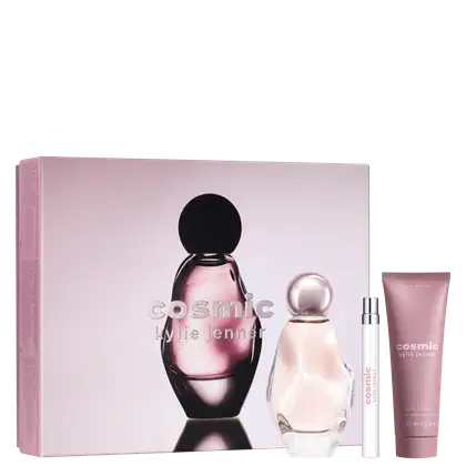 Imagem do produto Conjunto Cosmic Kylie Jenner Feminino - Perfume Eau de Parfum 100ml + Body Lotion 75ml + Travel Size 10ml