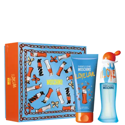 Imagem do produto Conjunto I Love Love Moschino Feminino - Perfume Eau de Toilette 50ml + Body Lotion 100ml