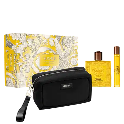 Imagem do produto Conjunto Eros Energy Versace Masculino - Perfume Eau de Parfum 100ml + Travel Size 10ml + Nécessaire