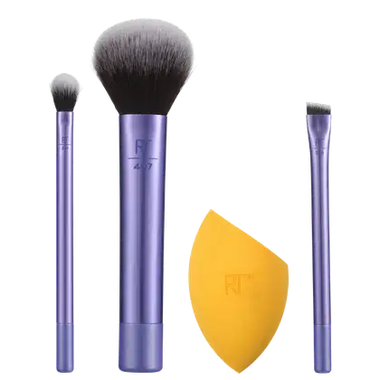 Kit Real Techniques Midi Glow Set, 4 produtos.