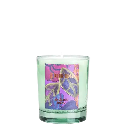 Vela Perfumada Phebo Aromáticos Basílico Roxo de 250g