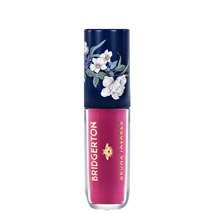 Blush líquido multifuncional da marca Bruna Tavares BT x Bridgerton com acabamento natural, indicado para aplicação multifuncional no rosto e nos olhos.