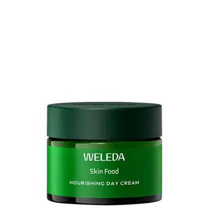 Embalagem com o creme facial Weleda Skin Food Dia.