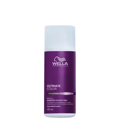 Shampoo sem Sulfato Wella Professionals Ultimate Color de 50ml